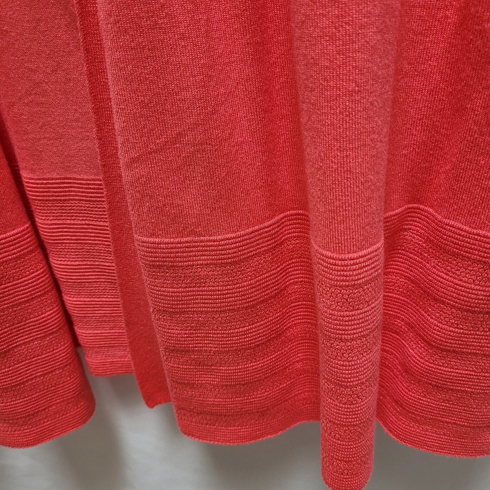 NWT Charter Club Coral/Pink Lightweight Sweater/Cardigan 1X - Picture 4 of 10